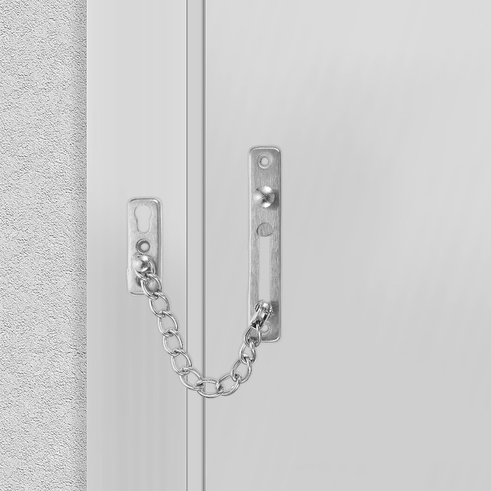 Security Chain Door - 2Pcs Stainless Steel Door Chain Lock