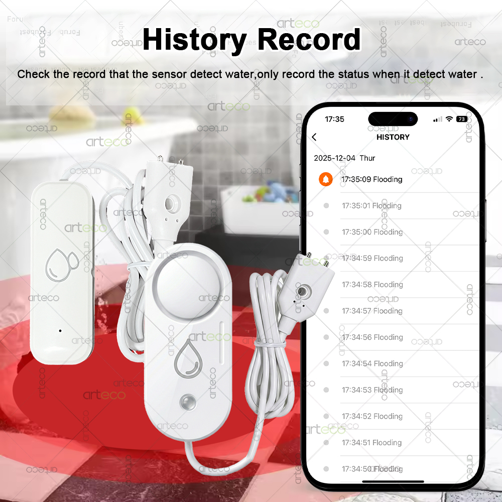 Zigbee Water Leak Sensor Flood - Water Alarm Sensor recension och pris