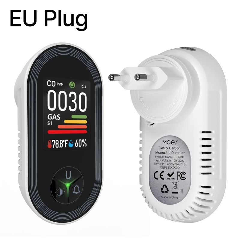 GAS CO Leak Detection Plug In  - Co Detector Plug recension och pris